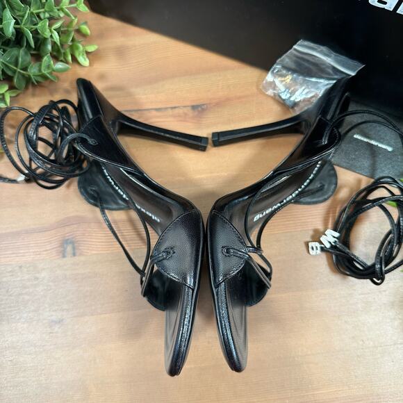 Alexander Wang Women's Lucienne 105 Ankle Tie High Heel Sandals Size 36 $595 - Picture 9 of 14